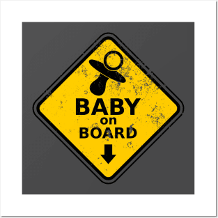 Baby on Board Pregnancy Surprise Posters and Art